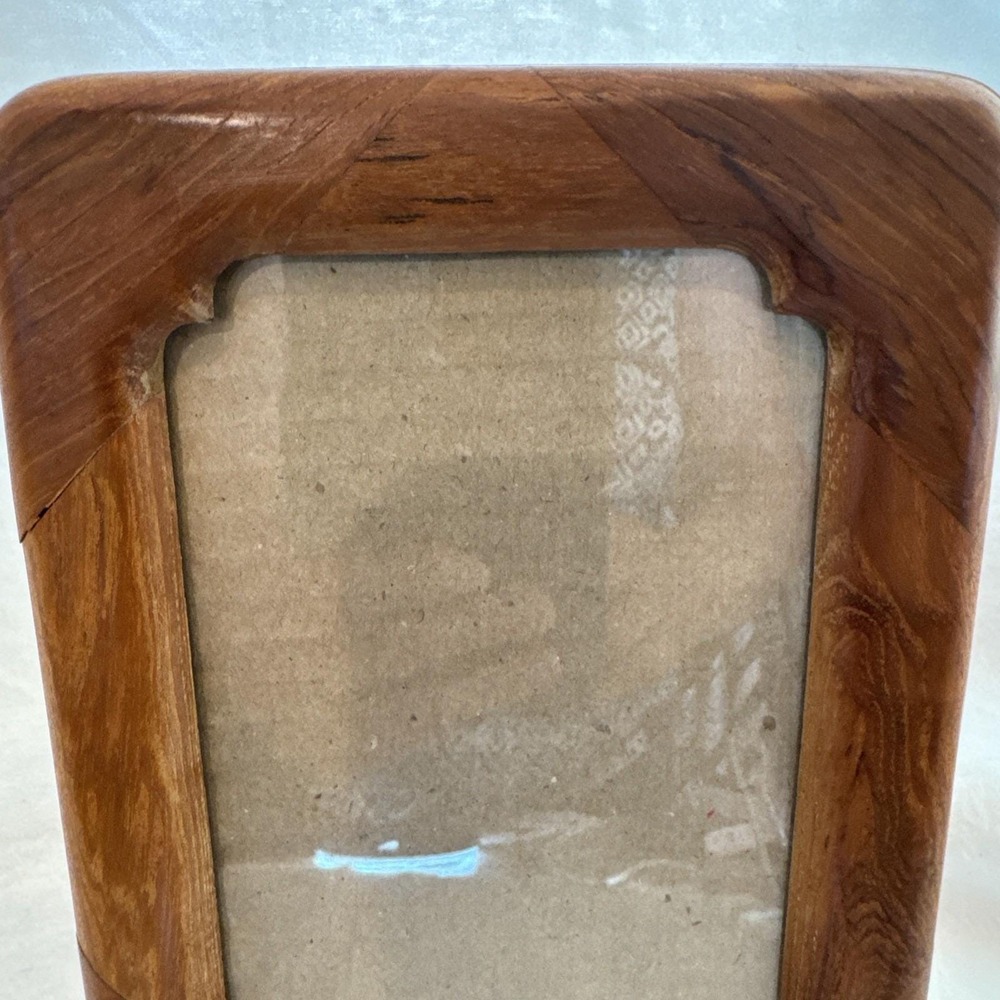 Vintage  FETCO Teak Wood 4"x6"  Photo Picture Frame Retro Mid Century MCM - Picture 2 of 5